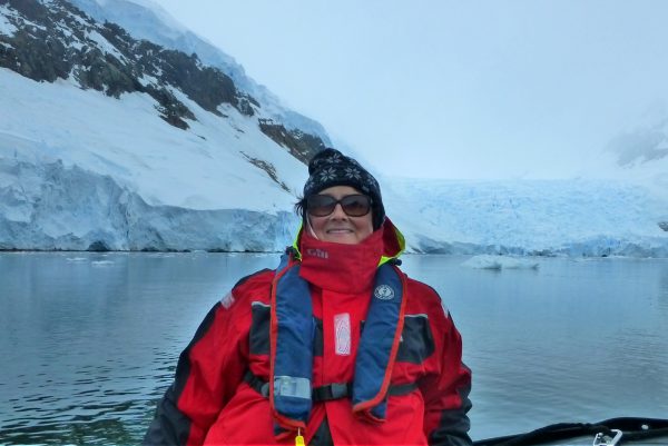 Marion Bunnik, TJ4U Co-Founder in Antarctica Marion Bunnik, TJ4U Co-Founder in Antarctica