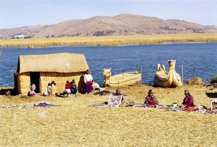 Uros Indians in Lake Titicaca (b) - photo courtesy of PromPeru